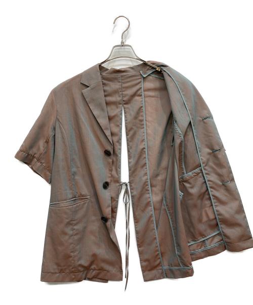 MAISON SPECIAL（メゾンスペシャル）MAISON SPECIAL (メゾンスペシャル) シアーバックオープンジャケット ブルー サイズ:FREEの古着・服飾アイテム