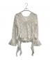 AMERI（アメリ）の古着「UND 2WAY CUT LACE FRILL TOP」｜ホワイト