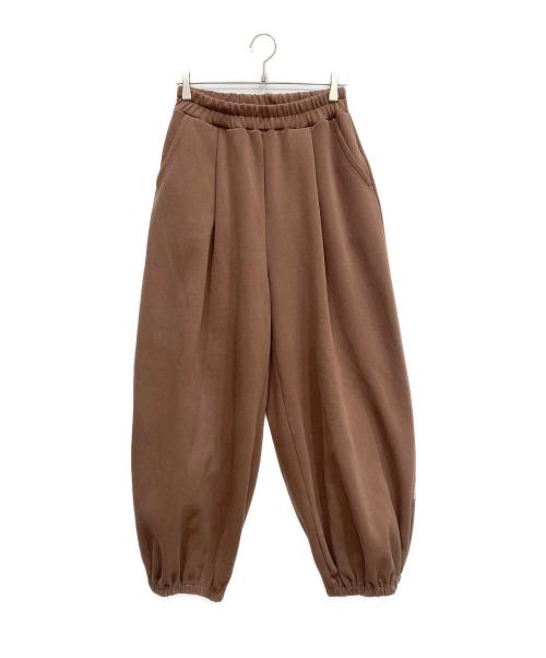 MAISON SPECIAL（メゾンスペシャル）MAISON SPECIAL (メゾンスペシャル) バルーンスウェットパンツ ブラウン サイズ:SIZE38の古着・服飾アイテム