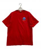 PLANET HOLLYWOODプラネットハリウッド）の古着「アート バックプリント Tシャツ」｜レッド