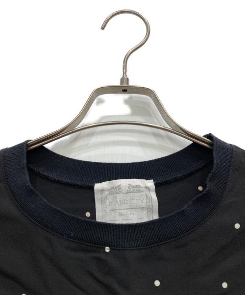 BEARDSLEY（ビアズリー）BEARDSLEY (ビアズリー) ドット柄プルオーバーブラウス ブラック サイズ:FREEの古着・服飾アイテム