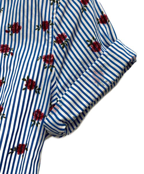 BROOKS BROTHERS（ブルックスブラザーズ）BROOKS BROTHERS (ブルックスブラザーズ) 花柄ワンピース ブルー サイズ:2の古着・服飾アイテム
