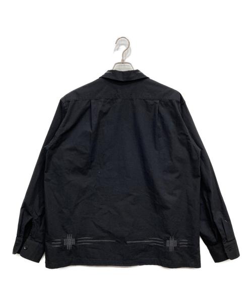 PENDLETON（ペンドルトン）PENDLETON (ペンドルトン) エンブロイダリー オープンカラーシャツ ブラック サイズ:Mの古着・服飾アイテム