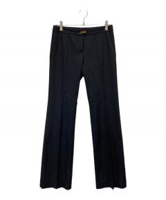 中古・古着通販】GUCCI (グッチ) フレアスラックス ブラック サイズ:38