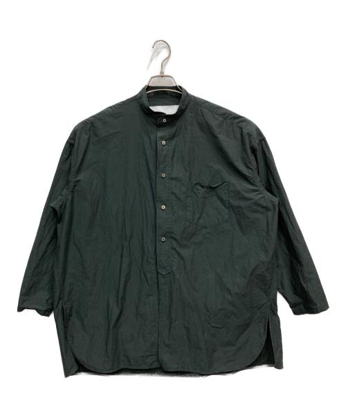 ticca（ティッカ）TICCA (ティッカ) コットン スタンドスクエアシャツ カーキ サイズ:FREEの古着・服飾アイテム