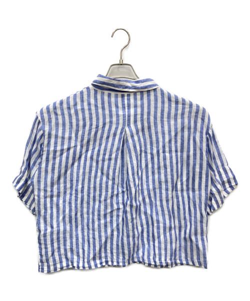 SHIPS（シップス）SHIPS (シップス) ヒヨク リネンシャツ レディース ブルー サイズ:表記なしの古着・服飾アイテム