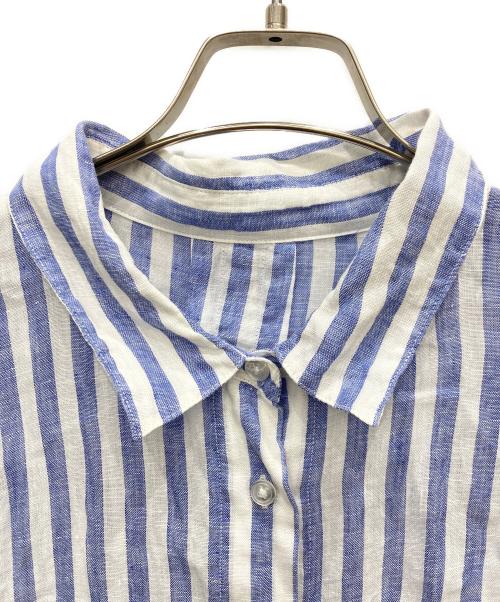 SHIPS（シップス）SHIPS (シップス) ヒヨク リネンシャツ レディース ブルー サイズ:表記なしの古着・服飾アイテム
