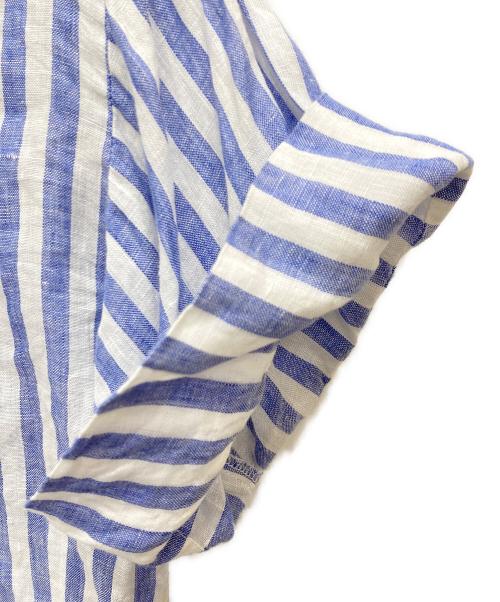 SHIPS（シップス）SHIPS (シップス) ヒヨク リネンシャツ レディース ブルー サイズ:表記なしの古着・服飾アイテム