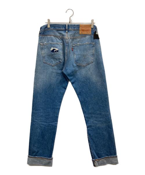 LEVI'S（リーバイス）LEVI'S (リーバイス) リペア加工デニムパンツ インディゴ サイズ:Mの古着・服飾アイテム