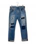 LEVI'S（リーバイス）の古着「リペア加工デニムパンツ」｜インディゴ