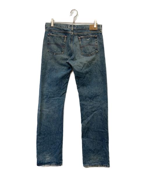 ARMANI JEANS（アルマーニジーンズ）ARMANI JEANS (アルマーニジーンズ) ローライズデニムパンツ インディゴ サイズ:Ｓの古着・服飾アイテム