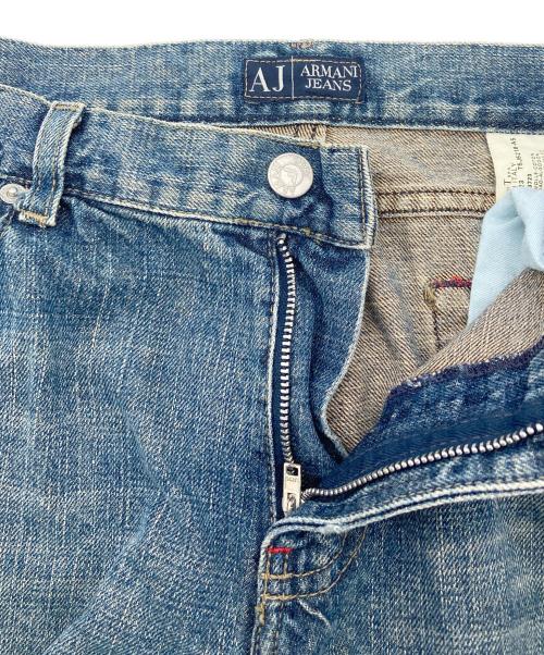 ARMANI JEANS（アルマーニジーンズ）ARMANI JEANS (アルマーニジーンズ) ローライズデニムパンツ インディゴ サイズ:Ｓの古着・服飾アイテム