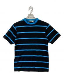 GOODENOUGH×FINESSE（グッドイナフ×フィネス）の古着「ボーダーTシャツ」｜ブルー