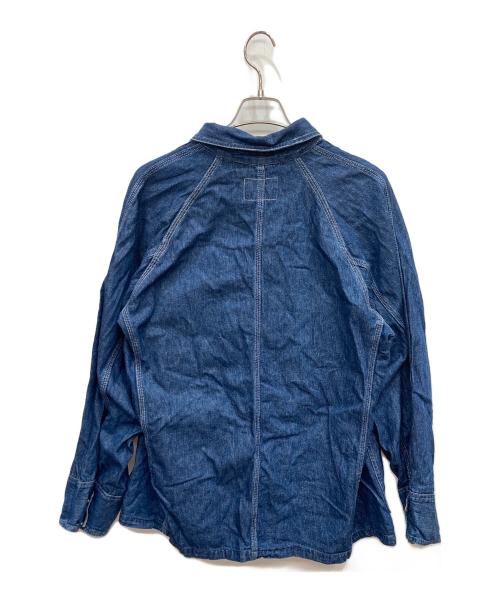 POST O'ALLS（ポストオーバーオールズ）POST O'ALLS (ポストオーバーオールズ) カバーオール インディゴ サイズ:Lの古着・服飾アイテム