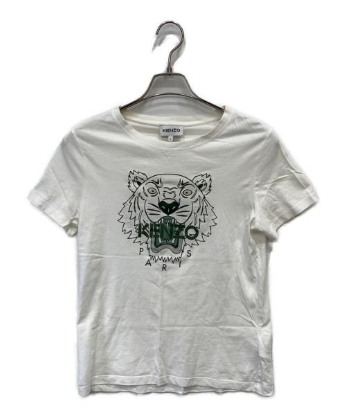 KENZO（ケンゾー）KENZO (ケンゾー) タイガープリントTシャツ ホワイト サイズ:Sの古着・服飾アイテム