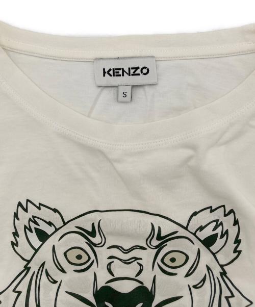 KENZO（ケンゾー）KENZO (ケンゾー) タイガープリントTシャツ ホワイト サイズ:Sの古着・服飾アイテム