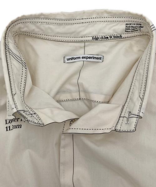 uniform experiment（ユニフォームエクスペリメント）uniform experiment (ユニフォームエクスペリメント) 長袖シャツ アイボリー サイズ:表記なしの古着・服飾アイテム