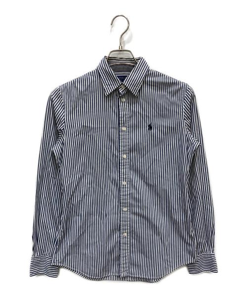 POLO RALPH LAUREN（ポロ・ラルフローレン）POLO RALPH LAUREN (ポロ・ラルフローレン) ストライプシャツ ブルー サイズ:表示なしの古着・服飾アイテム