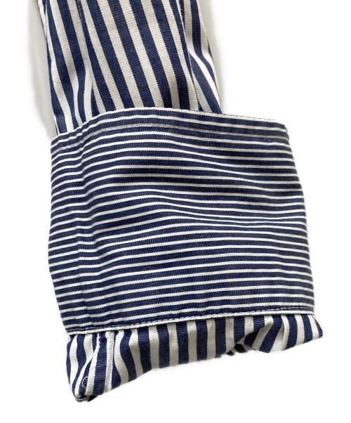 POLO RALPH LAUREN（ポロ・ラルフローレン）POLO RALPH LAUREN (ポロ・ラルフローレン) ストライプシャツ ブルー サイズ:表示なしの古着・服飾アイテム