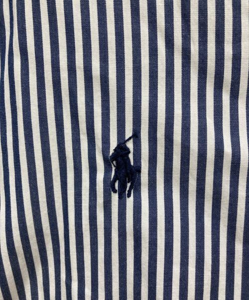 POLO RALPH LAUREN（ポロ・ラルフローレン）POLO RALPH LAUREN (ポロ・ラルフローレン) ストライプシャツ ブルー サイズ:表示なしの古着・服飾アイテム
