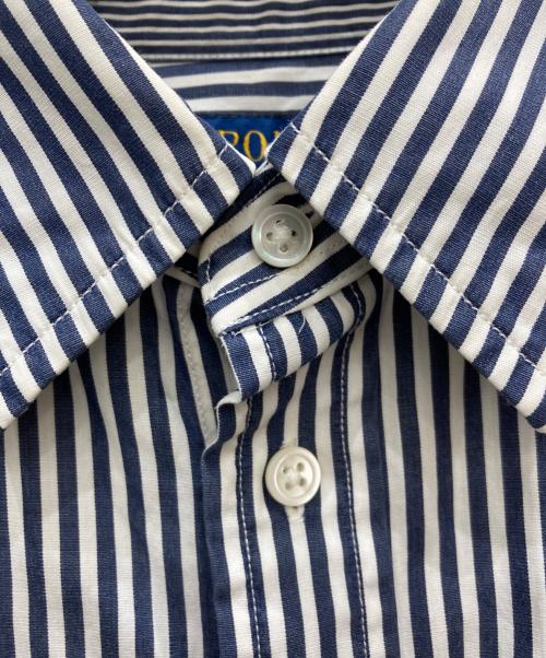 POLO RALPH LAUREN（ポロ・ラルフローレン）POLO RALPH LAUREN (ポロ・ラルフローレン) ストライプシャツ ブルー サイズ:表示なしの古着・服飾アイテム