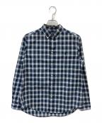 POLO RALPH LAURENポロ・ラルフローレン）の古着「ボタンダウンチェックシャツ」｜ブルー