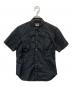 COMME des GARCONS HOMME PLUS（コムデギャルソンオムプリュス）の古着「RUFFLE PANEL SHORT SLEEVE SHIRT」｜ブラック