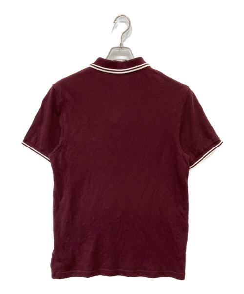 FRED PERRY（フレッドペリー）FRED PERRY (フレッドペリー) ポロシャツ レッド サイズ:Ⅼの古着・服飾アイテム