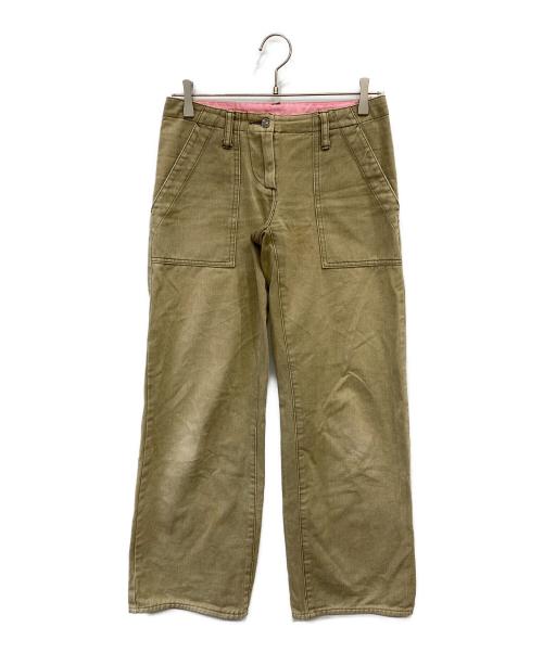 EVISU DONNA（エヴィスドンナ）EVISU DONNA (エヴィスドンナ) ローライズデニムパンツ カーキ サイズ:W25の古着・服飾アイテム
