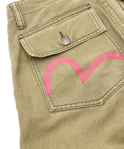 EVISU DONNA（エヴィスドンナ）EVISU DONNA (エヴィスドンナ) ローライズデニムパンツ カーキ サイズ:W25の古着・服飾アイテム