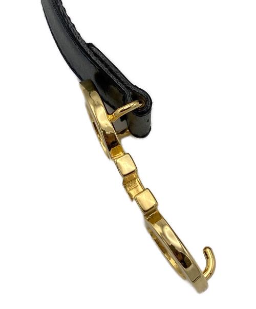 Salvatore Ferragamo（サルヴァトーレ フェラガモ）Salvatore Ferragamo (サルヴァトーレ フェラガモ) ダブルガンチーニベルト ブラックの古着・服飾アイテム