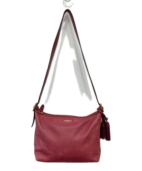 COACH（コーチ）COACH (コーチ) レガシーレザーショルダーバック レッドの古着・服飾アイテム