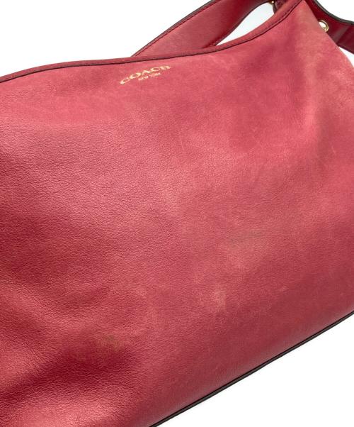 COACH（コーチ）COACH (コーチ) レガシーレザーショルダーバック レッドの古着・服飾アイテム