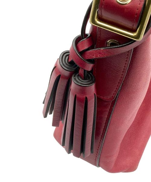 COACH（コーチ）COACH (コーチ) レガシーレザーショルダーバック レッドの古着・服飾アイテム
