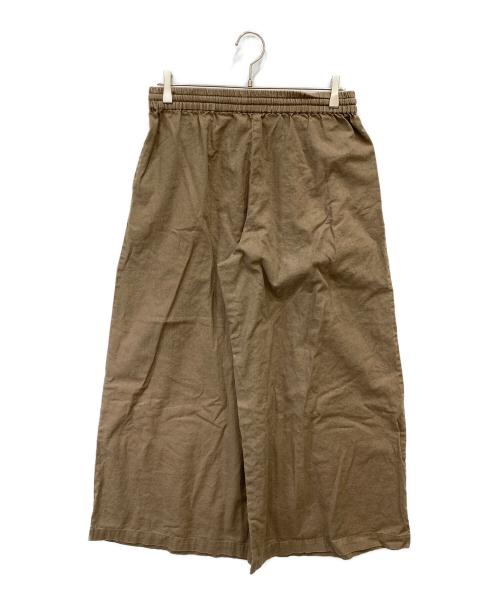 JOURNAL STANDARD relume（ジャーナルスタンダード レリューム）JOURNAL STANDARD relume (ジャーナルスタンダード レリューム) リネンコットンワイドギャザーパンツ カーキ サイズ:38の古着・服飾アイテム