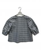 MACKINTOSH PHILOSOPHYマッキントッシュ フィロソフィー）の古着「半袖サッカーブラウス」｜グレー