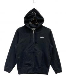 CDG（シーディージー）の古着「FULL ZIP HOODED SWEATSHIRT」｜ブラック