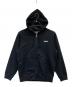 CDG（シーディージー）の古着「FULL ZIP HOODED SWEATSHIRT」｜ブラック