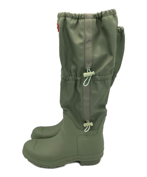 HUNTER（ハンター）HUNTER (ハンター) レインブーツ カーキ サイズ:23cmの古着・服飾アイテム