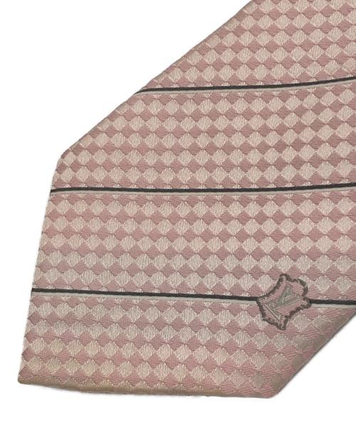 LOUIS VUITTON（ルイ ヴィトン）LOUIS VUITTON (ルイ ヴィトン) シルクネクタイ ピンク サイズ:表記なしの古着・服飾アイテム