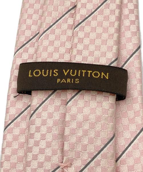 LOUIS VUITTON（ルイ ヴィトン）LOUIS VUITTON (ルイ ヴィトン) シルクネクタイ ピンク サイズ:表記なしの古着・服飾アイテム