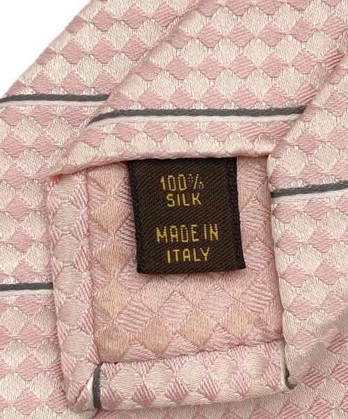 LOUIS VUITTON（ルイ ヴィトン）LOUIS VUITTON (ルイ ヴィトン) シルクネクタイ ピンク サイズ:表記なしの古着・服飾アイテム