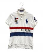 POLO RALPH LAURENポロ・ラルフローレン）の古着「ポロシャツ」｜ホワイト