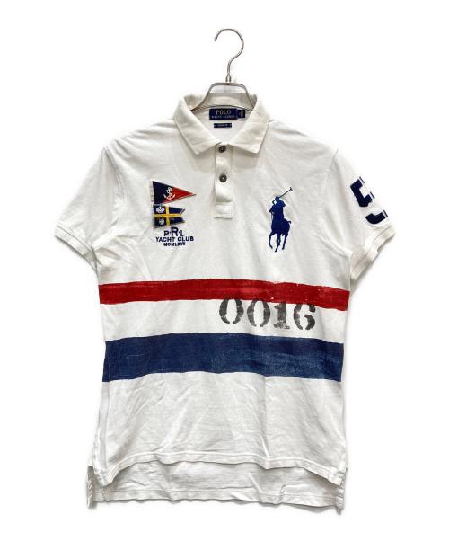 POLO RALPH LAUREN（ポロ・ラルフローレン）POLO RALPH LAUREN (ポロ・ラルフローレン) ポロシャツ ホワイト サイズ:Mの古着・服飾アイテム
