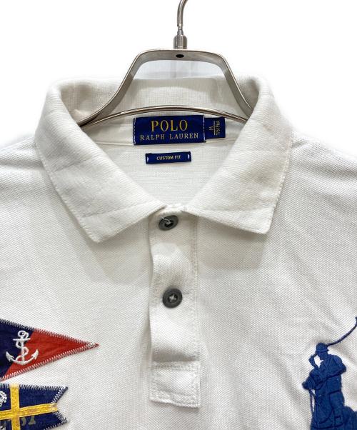 POLO RALPH LAUREN（ポロ・ラルフローレン）POLO RALPH LAUREN (ポロ・ラルフローレン) ポロシャツ ホワイト サイズ:Mの古着・服飾アイテム