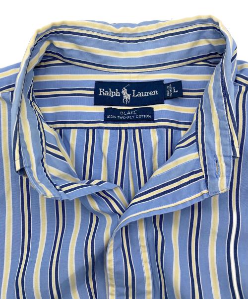 RALPH LAUREN（ラルフローレン）RALPH LAUREN (ラルフローレン) 長袖ストライプシャツ ブルー サイズ:Lの古着・服飾アイテム