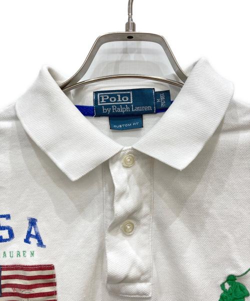 POLO RALPH LAUREN（ポロ・ラルフローレン）POLO RALPH LAUREN (ポロ・ラルフローレン) ポロシャツ ホワイト サイズ:Mの古着・服飾アイテム