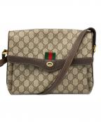GUCCIグッチ）の古着「GGスプリームショルダーバッグ」｜ブラウン
