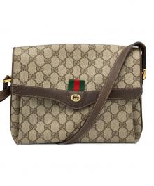 GUCCI（グッチ）の古着「GGスプリームショルダーバッグ」｜ブラウン