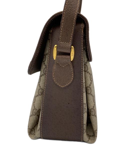 GUCCI（グッチ）GUCCI (グッチ) GGスプリームショルダーバッグ ブラウンの古着・服飾アイテム